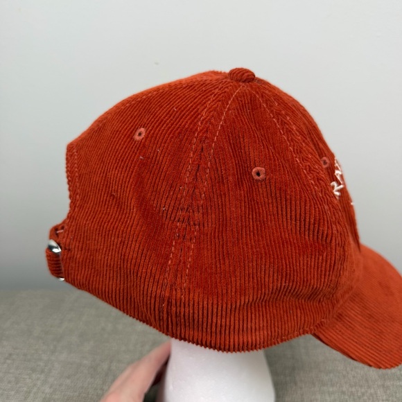 Grateful Dead Burnt Orange Corduroy Dancing Skeletons Embroidered Hat Spooky - Picture 10 of 11